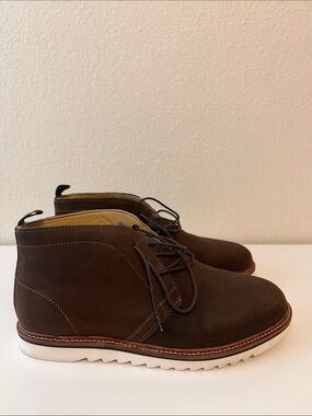 Franco Fortini Brown Leather Chukka Boots Men’s Size 10.5
